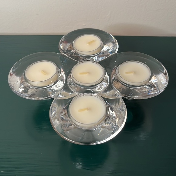 Shannon Crystal Other - Shannon Crystal 5 Tea Light Candle Holder